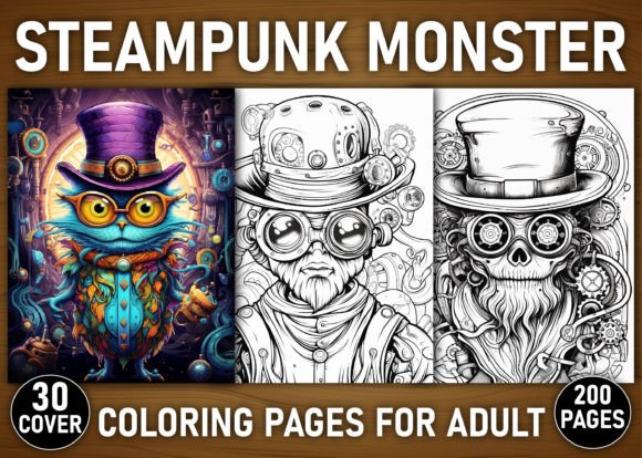 200+ Steampunk Monsters Coloring Pages: Unlock Your Creative Engine