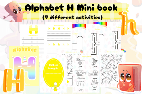 Alphabet H Mini Book: Hands-On Learning for Little Learners