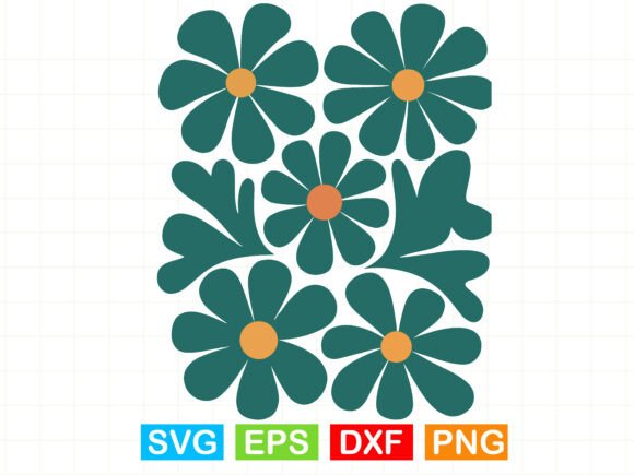 Boho Flowers Design SVG Vector: A Fresh Floral Asset