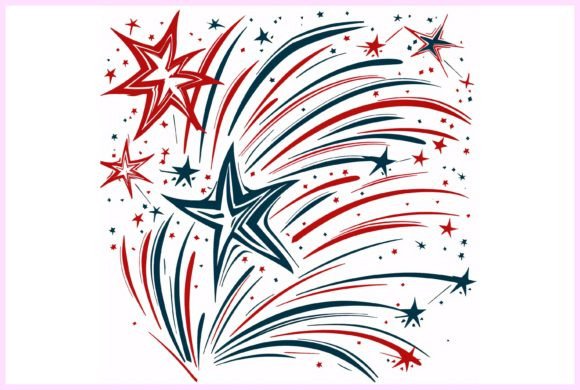 Celebrate Independence Day with 4th of July Sublimation Design