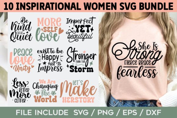 Celebrate Strength: Using the Inspirational Women SVG Bundle