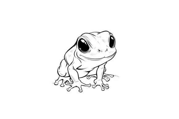 Cute Baby Frog Coloring Page for Kids: A Designer's Guide