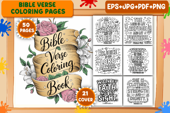 Deepen Your Faith with Bible Verse Coloring Pages for Adults
