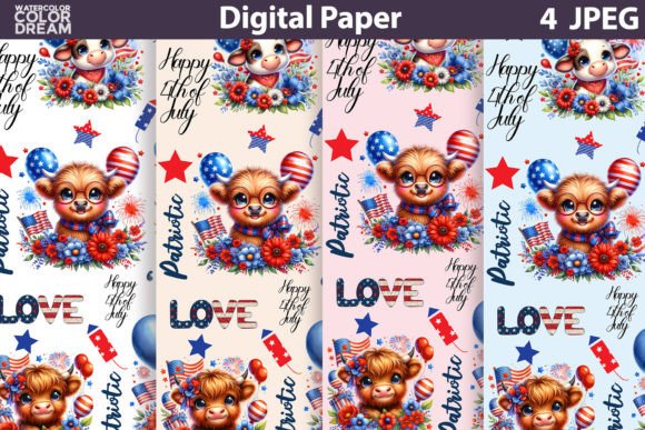 Designing with Spirit: Unlocking Patriotic Digital Paper