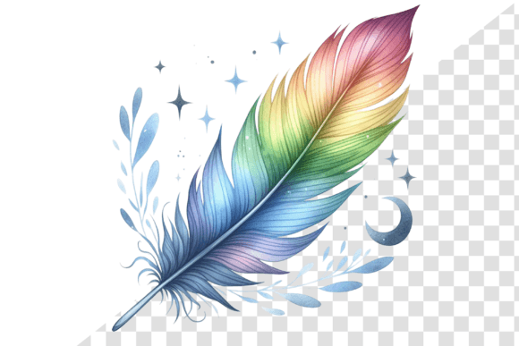 Feather Rainbow Hope Watercolor Clipart: A Designer's Guide