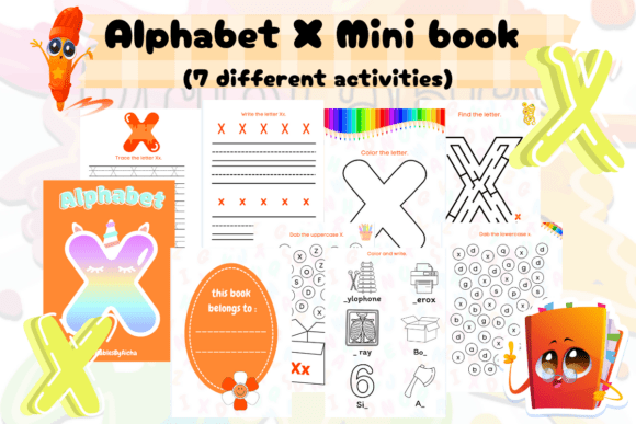 Unlocking the Letter X: The Alphabet X Mini Book for Early Learners