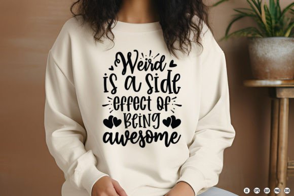 Weird is a Side Effect of Being Awesome: A Creative Font for Bold Brands